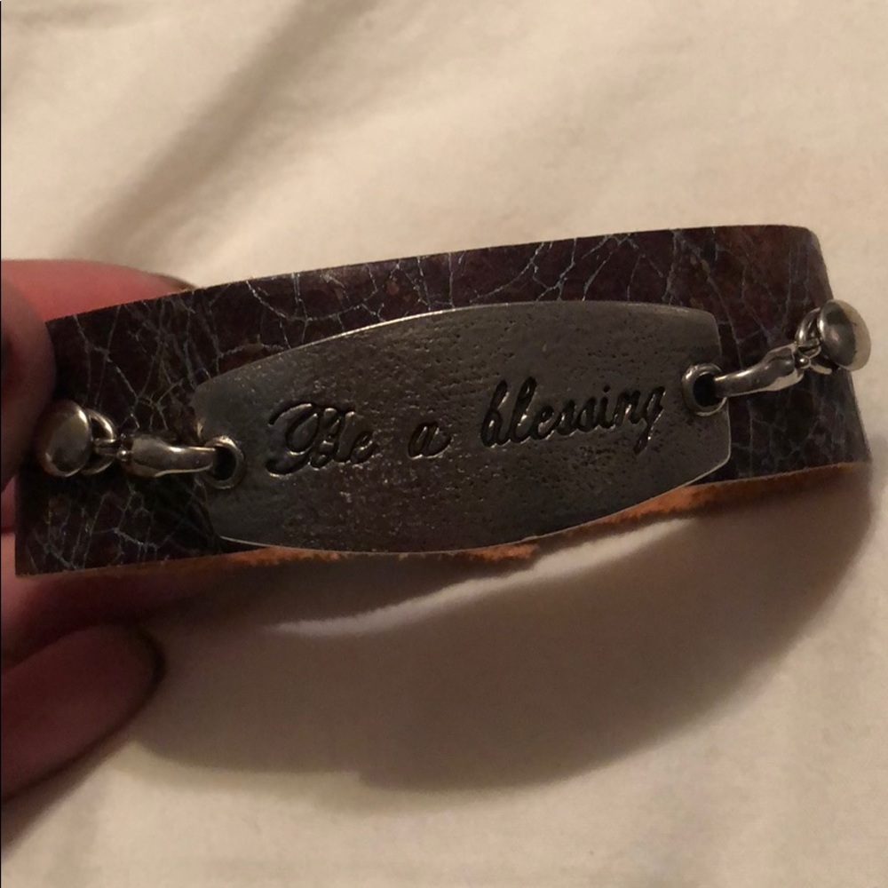 Lenny and Eva leather cuff bracelet
